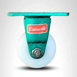 چرخ 10 تفلونی پایه ثابت آهنی
